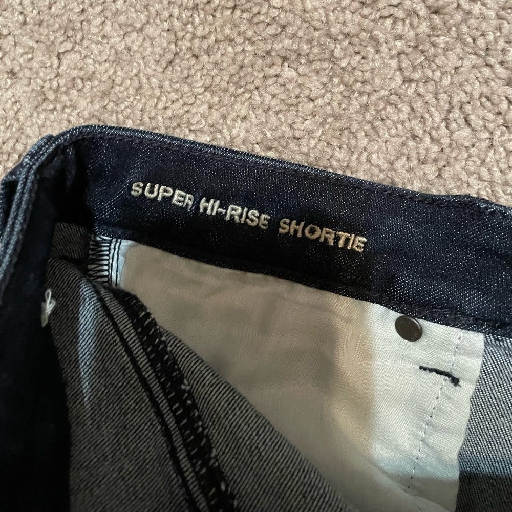 American Eagle Super High-Rise Shortie Jean Shorts - Picture 4 of 5
